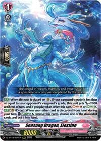 Seasong Dragon, Elestino - DZ-SS15: The Legendary Vanguards - Cardfight Vanguard card