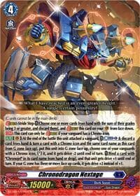 Chronodragon Nextage - DZ-SS15: The Legendary Vanguards - Cardfight Vanguard card