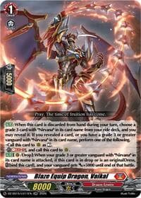Blaze Equip Dragon, Vaikal - DZ-SS15: The Legendary Vanguards - Cardfight Vanguard card