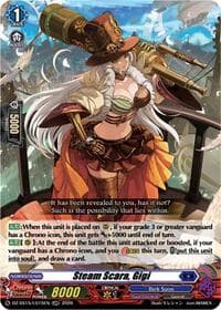 Steam Scara, Gigi - DZ-SS15: The Legendary Vanguards - Cardfight Vanguard card