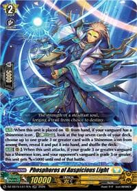 Phosphoros of Auspicious Light - DZ-SS15: The Legendary Vanguards - Cardfight Vanguard card