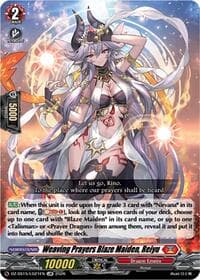 Weaving Prayers Blaze Maiden, Reiyu - DZ-SS15: The Legendary Vanguards - Cardfight Vanguard card