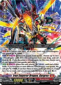 Iron Emperor Dragon, Gargrex - DZ-SS15: The Legendary Vanguards - Cardfight Vanguard card