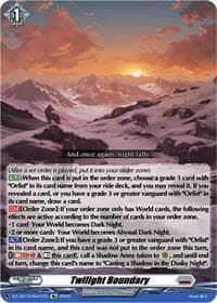 Twilight Boundary - DZ-SS15: The Legendary Vanguards - Cardfight Vanguard card