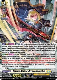 Divine Sister, Arrozconleche - DZ-SS15: The Legendary Vanguards - Cardfight Vanguard card