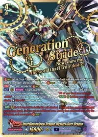 Interdimensional Dragon, Mystery-flare Dragon (SEC) - DZ-SS15: The Legendary Vanguards - Cardfight Vanguard card