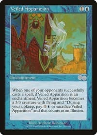 Veiled Apparition - Urza's Saga - Magic: The Gathering card