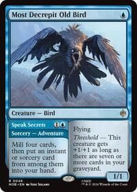 Most Decrepit Old Bird - The Hobbit - Magic: The Gathering card