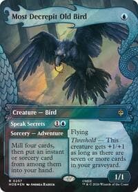 Most Decrepit Old Bird (Showcase) (Surge Foil) - The Hobbit - Magic: The Gathering card