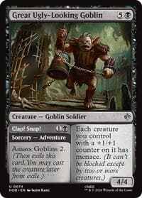 Great Ugly-Looking Goblin - The Hobbit - Magic: The Gathering card
