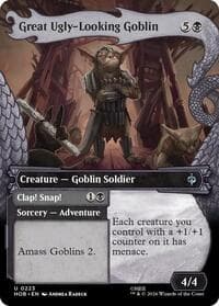 Great Ugly-Looking Goblin (Showcase) - The Hobbit - Magic: The Gathering card