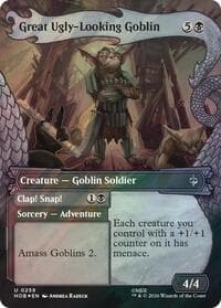 Great Ugly-Looking Goblin (Showcase) (Surge Foil) - The Hobbit - Magic: The Gathering card