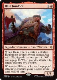 Dain Ironfoot - The Hobbit - Magic: The Gathering card