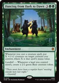 Dancing from Dark to Dawn - The Hobbit - Magic: The Gathering card
