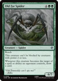 Old Fat Spider - The Hobbit - Magic: The Gathering card