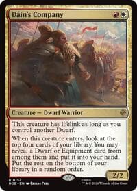 Dain's Company - The Hobbit - Magic: The Gathering card