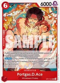 Portgas.D.Ace - The World's Strongest Warriors - One Piece Card Game card