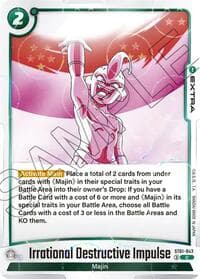 Irrational Destructive Impulse (Dragon Ball Pattern) - Story Booster 01 - Dragon Ball Super: Fusion World card