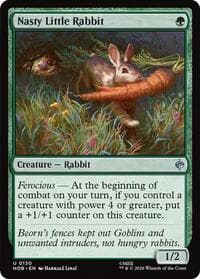Nasty Little Rabbit - The Hobbit - Magic: The Gathering card