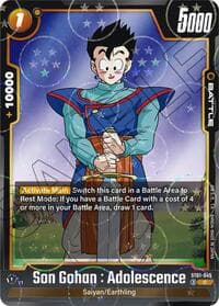 Son Gohan : Adolescence - ST01-045 (Dragon Ball Pattern) - Story Booster 01 - Dragon Ball Super: Fusion World card