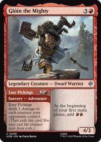 Gloin the Mighty - The Hobbit - Magic: The Gathering card