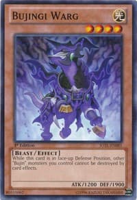 Bujingi Warg - Judgment of the Light - YuGiOh card
