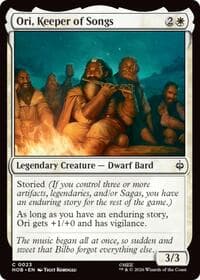 Ori, Keeper of Songs - The Hobbit - Magic: The Gathering card