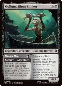 Gollum, Silent Slinker - The Hobbit - Magic: The Gathering card