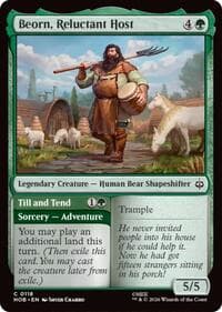 Beorn, Reluctant Host - The Hobbit - Magic: The Gathering card