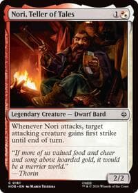 Nori, Teller of Tales - The Hobbit - Magic: The Gathering card