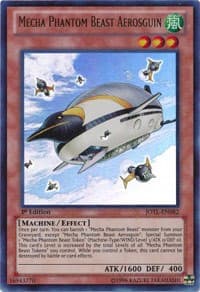 Mecha Phantom Beast Aerosguin - Judgment of the Light - YuGiOh card