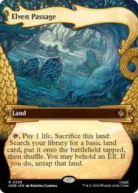 Elven Passage (Showcase) - The Hobbit - Magic: The Gathering card