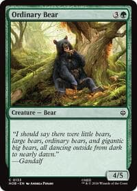Ordinary Bear - The Hobbit - Magic: The Gathering card