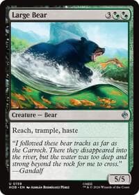 Large Bear - The Hobbit - Magic: The Gathering card