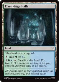 Elvenking's Halls - The Hobbit - Magic: The Gathering card
