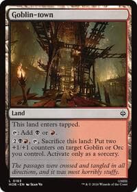 Goblin-town - The Hobbit - Magic: The Gathering card