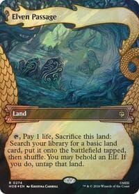 Elven Passage (Showcase) (Surge Foil) - The Hobbit - Magic: The Gathering card