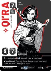 Qi'ra - Master of Teras Kasi - 2026 Convention Exclusive - Star Wars: Unlimited card