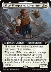 Bilbo, Unexpected Adventurer (Extended Art) - The Hobbit: Eternal-Legal - Magic: The Gathering card