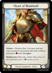 Heart of Bladehold - Mastery Pack Warrior - Flesh and Blood TCG card