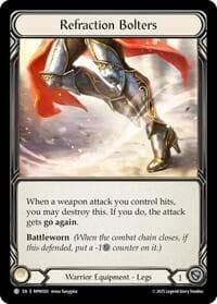 Refraction Bolters - Mastery Pack Warrior - Flesh and Blood TCG card