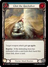 Glint the Quicksilver (Blue) - Mastery Pack Warrior - Flesh and Blood TCG card