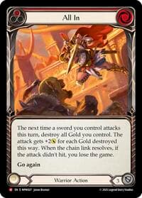 All In (Red) - Mastery Pack Warrior - Flesh and Blood TCG card