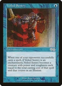 Veiled Sentry - Urza's Saga - Magic: The Gathering card