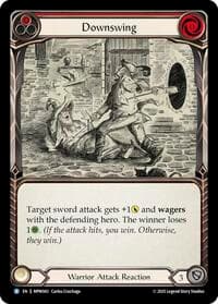 Downswing (Red) - Mastery Pack Warrior - Flesh and Blood TCG card