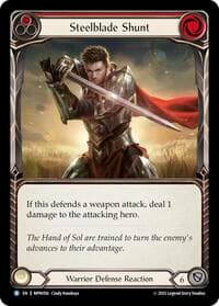 Steelblade Shunt (Red) - Mastery Pack Warrior - Flesh and Blood TCG card