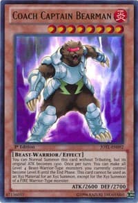 Coach Captain Bearman - Judgment of the Light - YuGiOh card