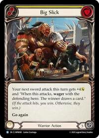 Big Slick (Yellow) - Mastery Pack Warrior - Flesh and Blood TCG card