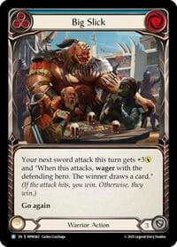 Big Slick (Blue) - Mastery Pack Warrior - Flesh and Blood TCG card
