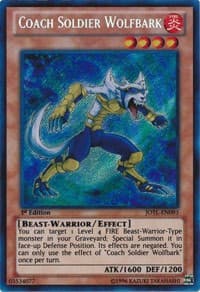 Coach Soldier Wolfbark - Judgment of the Light - YuGiOh card